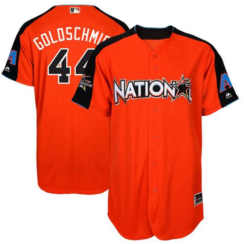 Diamondbacks #44 Paul Goldschmidt Orange All-Star National League Stitched MLB Jersey